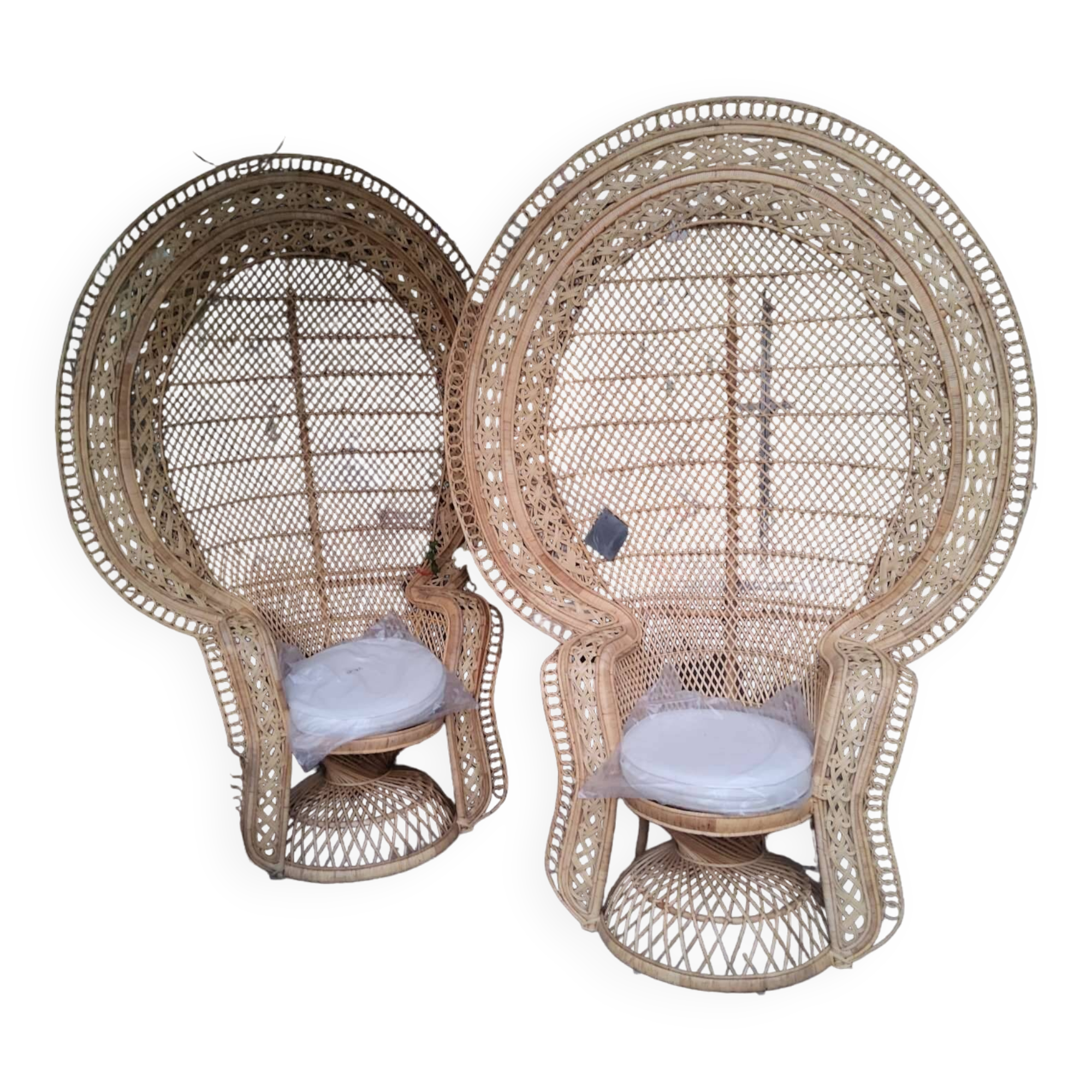 Pair of Emmanuelle armchairs