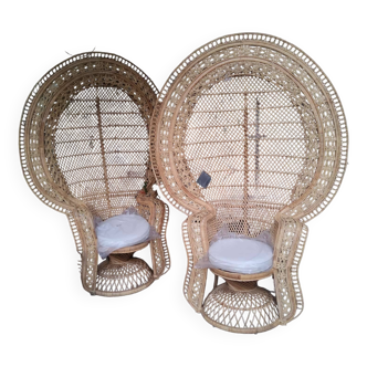 Pair of Emmanuelle armchairs