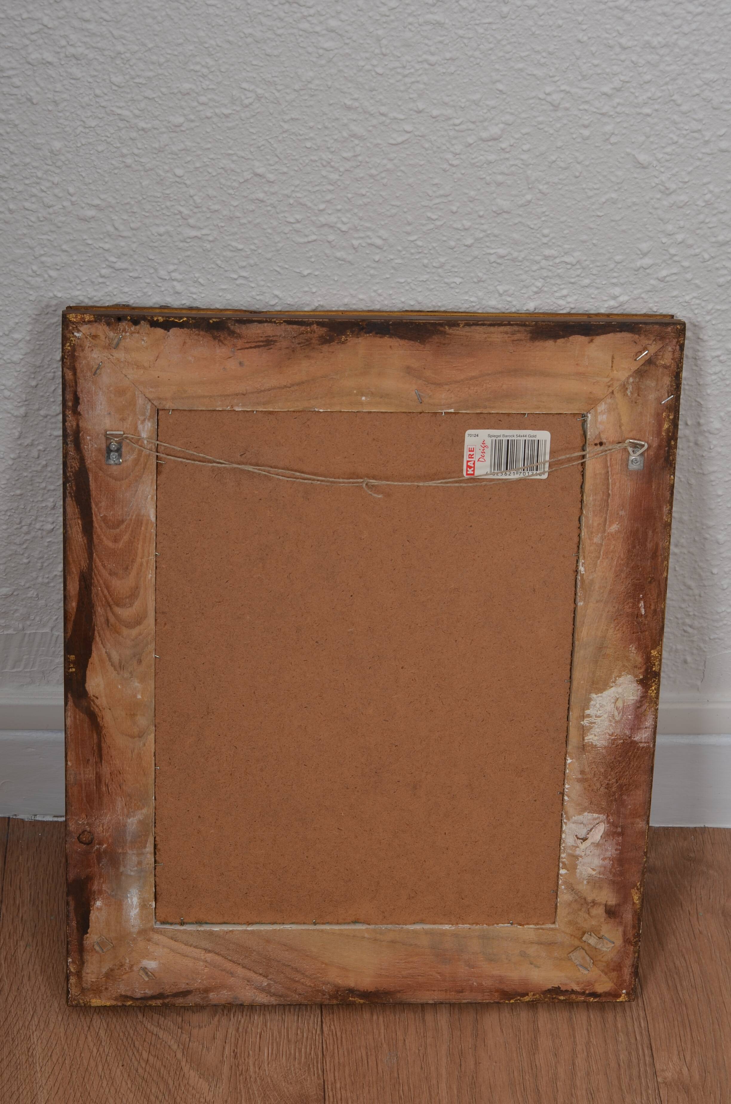 Gold Baroque Mirror Kare Design