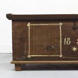 Painted Folk Art Bridal Chest