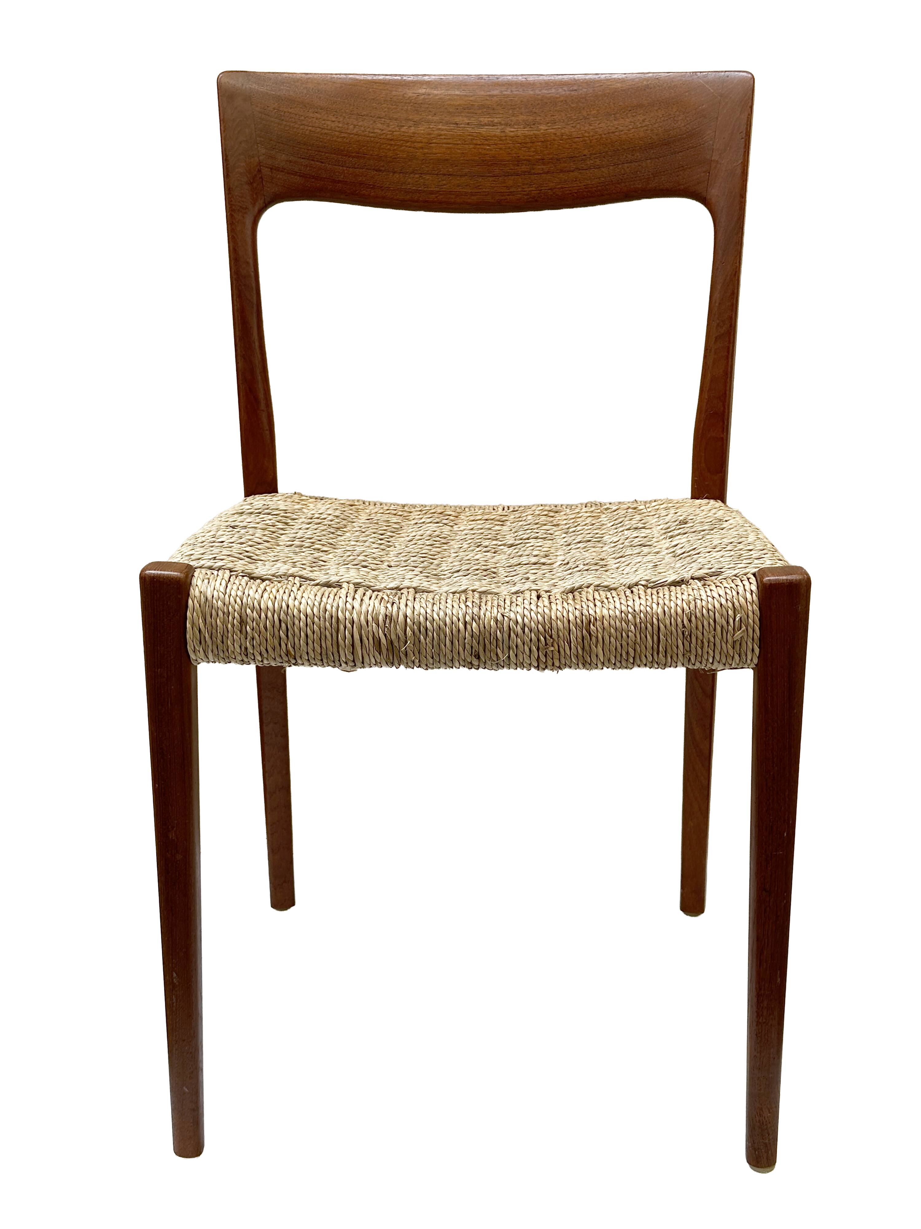 One Niels Moller Model 77 Chair 1960 Danish