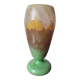 Charles Schneider - Vase "Sorrel Leaves" - signed with berlingot - 1920