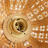 Vintage rattan pendant lamp