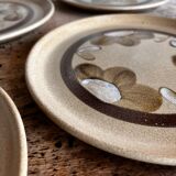 6 dessert plates Sarreguemines Atelier d'Art de Lorraine