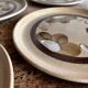 6 dessert plates Sarreguemines Atelier d'Art de Lorraine