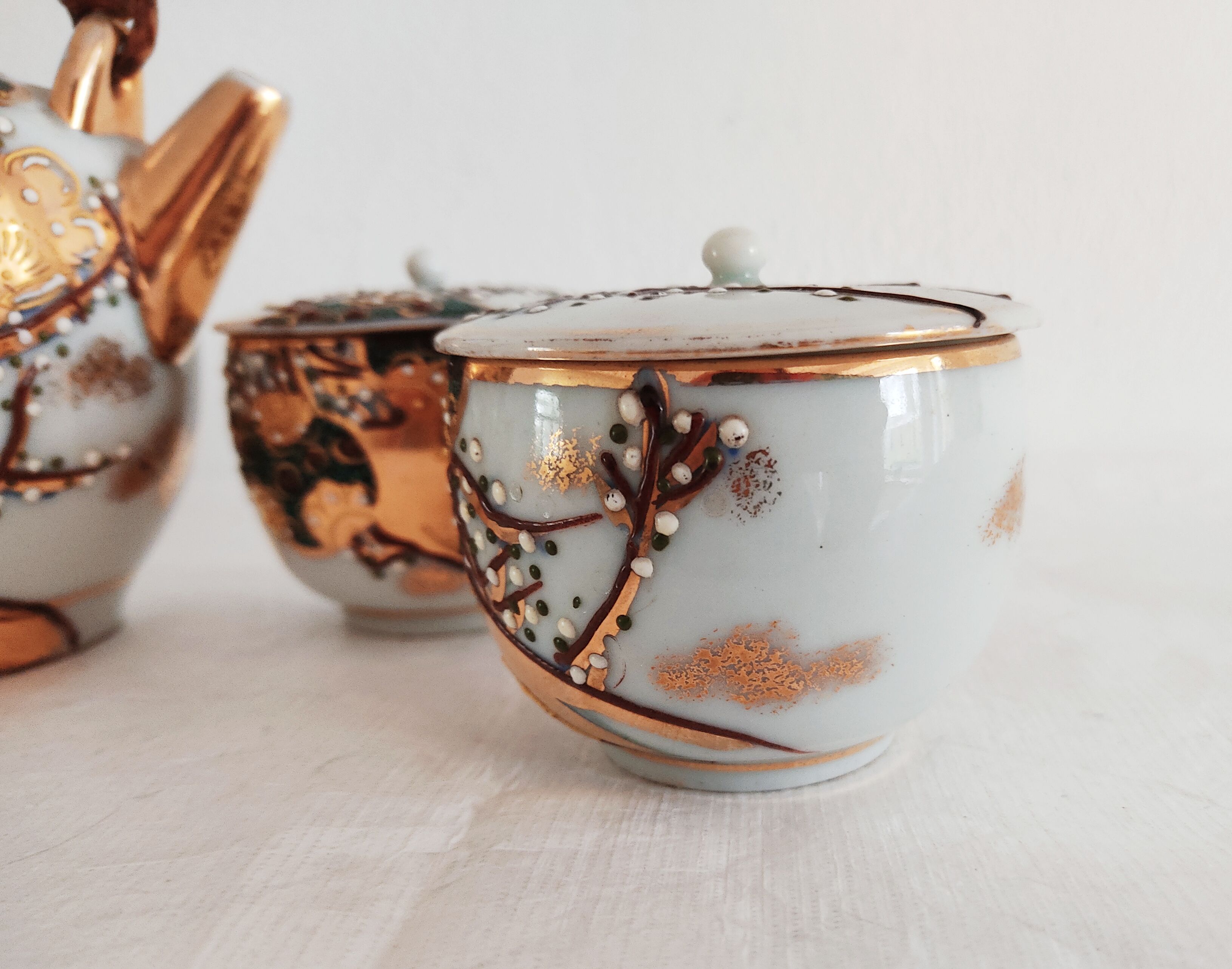 Satsuma Japanese tea set for 4 people