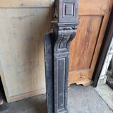 Belgian black marble fireplace without veining