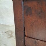 Massive oak chest bench