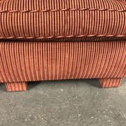 Pair of club in red velvet armchairs Yves Halard