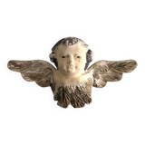 Angel in wood and plaster