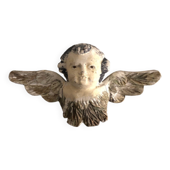 Angel in wood and plaster