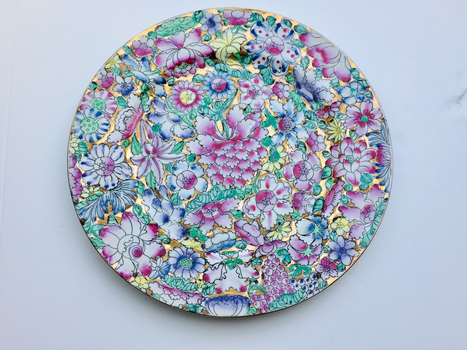 Chinese plate pattern called imari