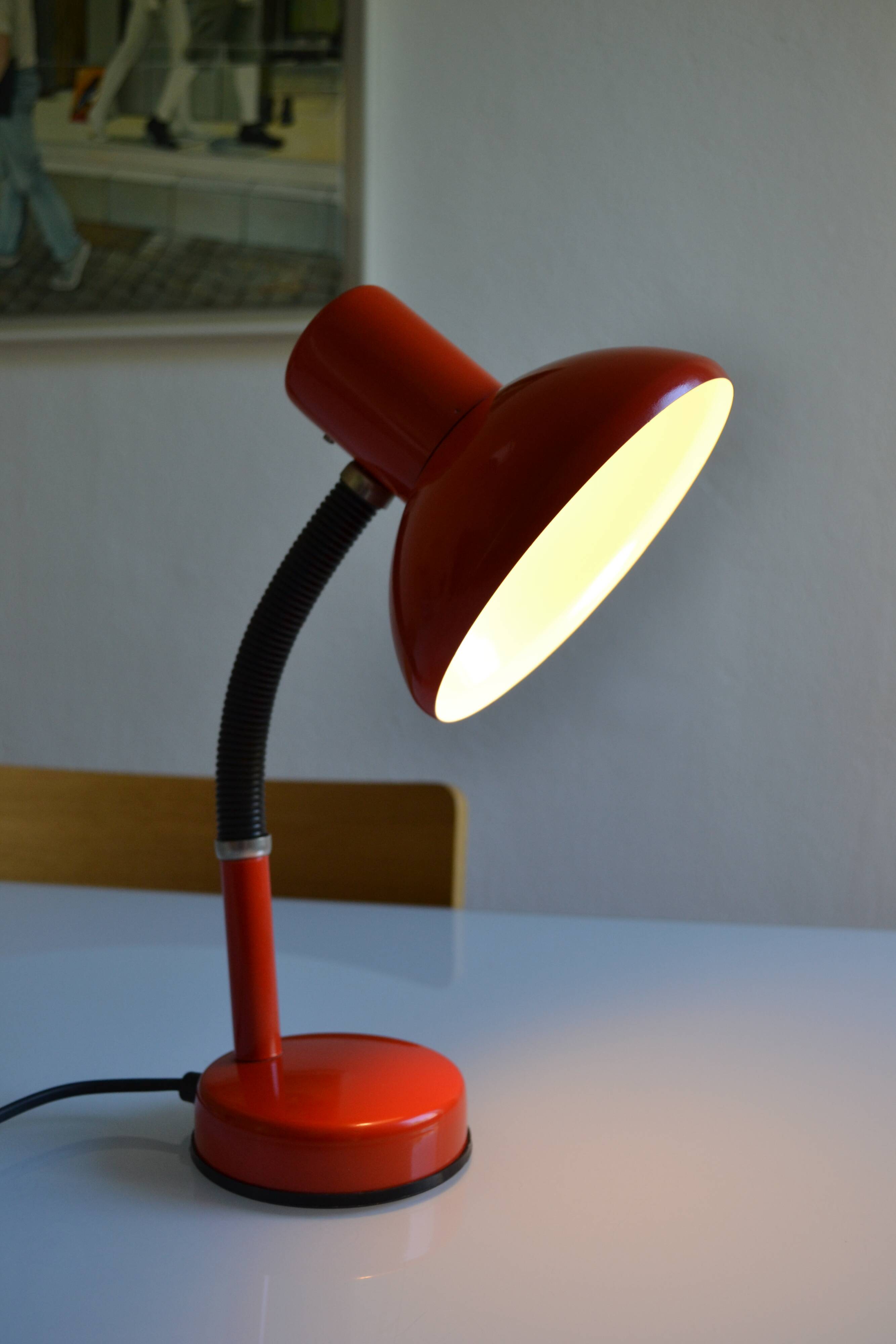 Vintage orange lamp Kema Keur