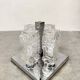 Vintage design Ice glass Flush Mount ceiling lamp 'Ice cubes'