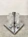 Vintage design Ice glass Flush Mount ceiling lamp 'Ice cubes'
