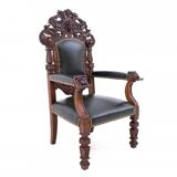 Antique armchair from the late 19th century, France. After renovation.