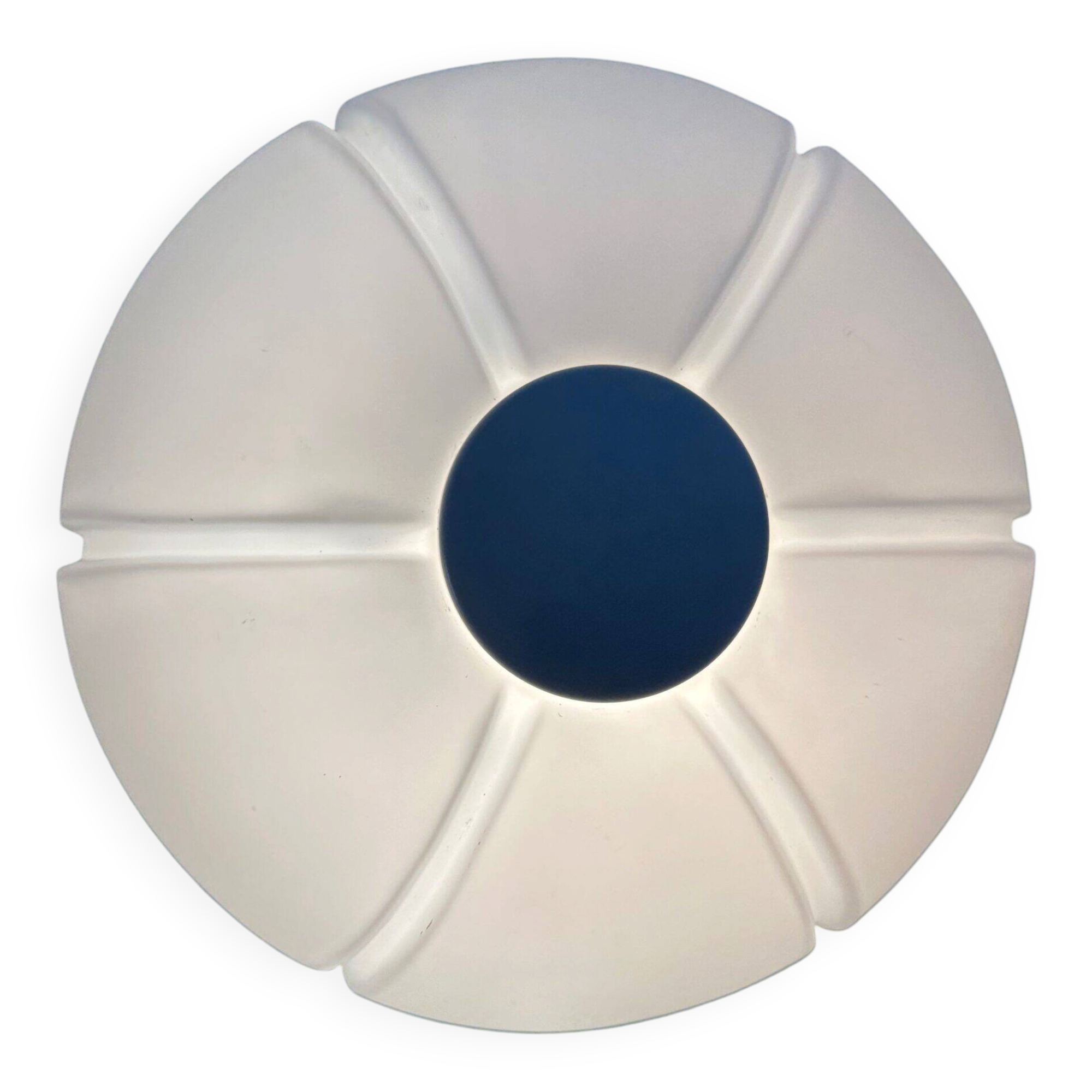 Vintage opaline ceiling lamp – Glashütte Limburg