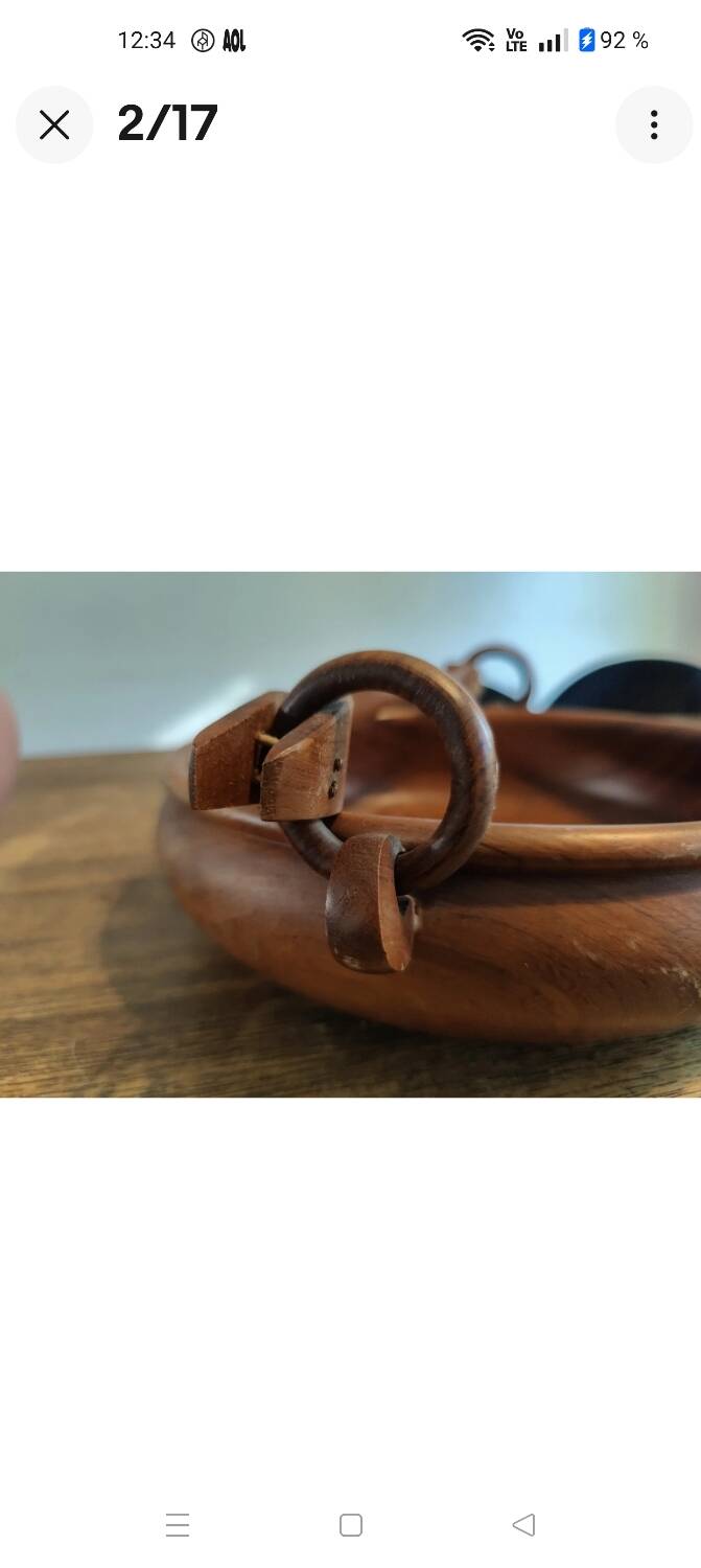 Teak salad bowl/fruit bowl from the 1960s