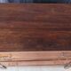 Secretary commode with a cross design from the Restoration period in walnut.