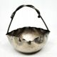 Basket sugar bowl Secession, silver-plated brass, early 20th century