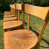 Series of 6 bistro chairs