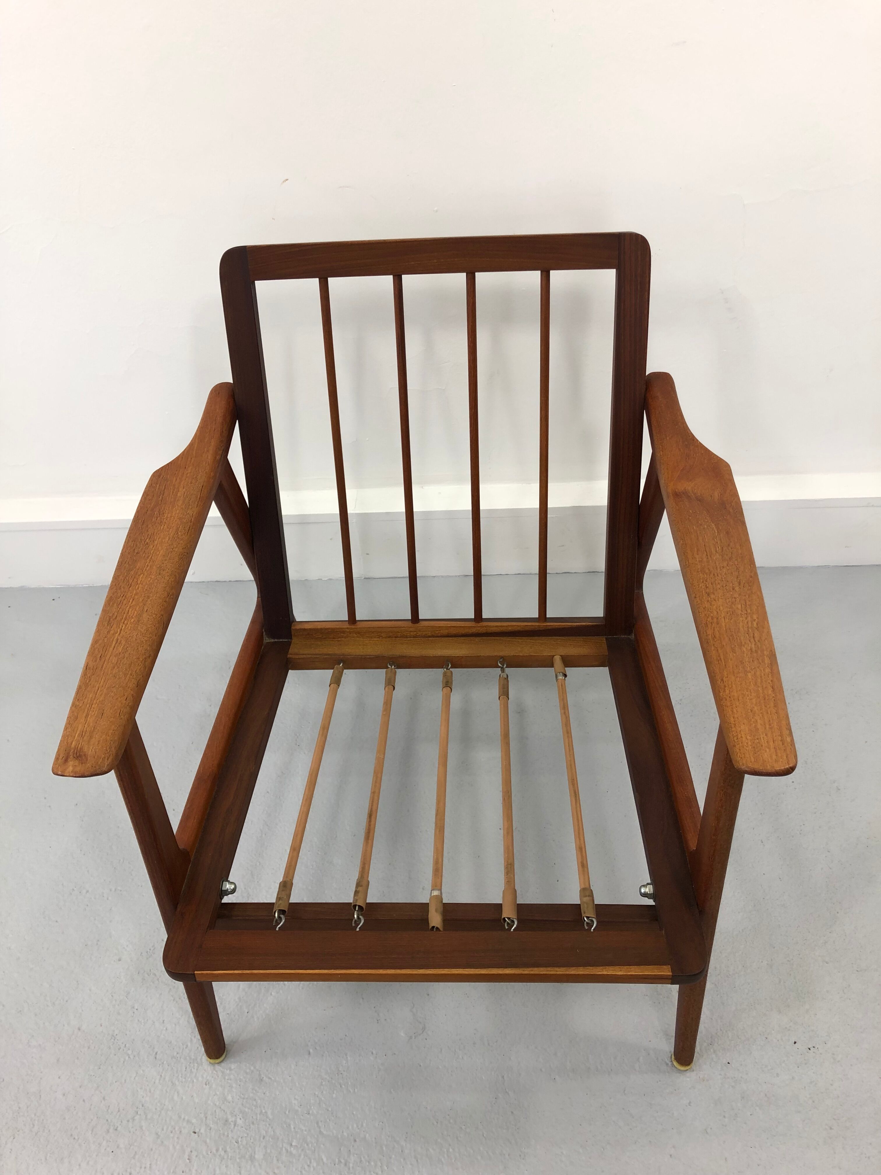 Vintage danish teak lounge chair, 1970s