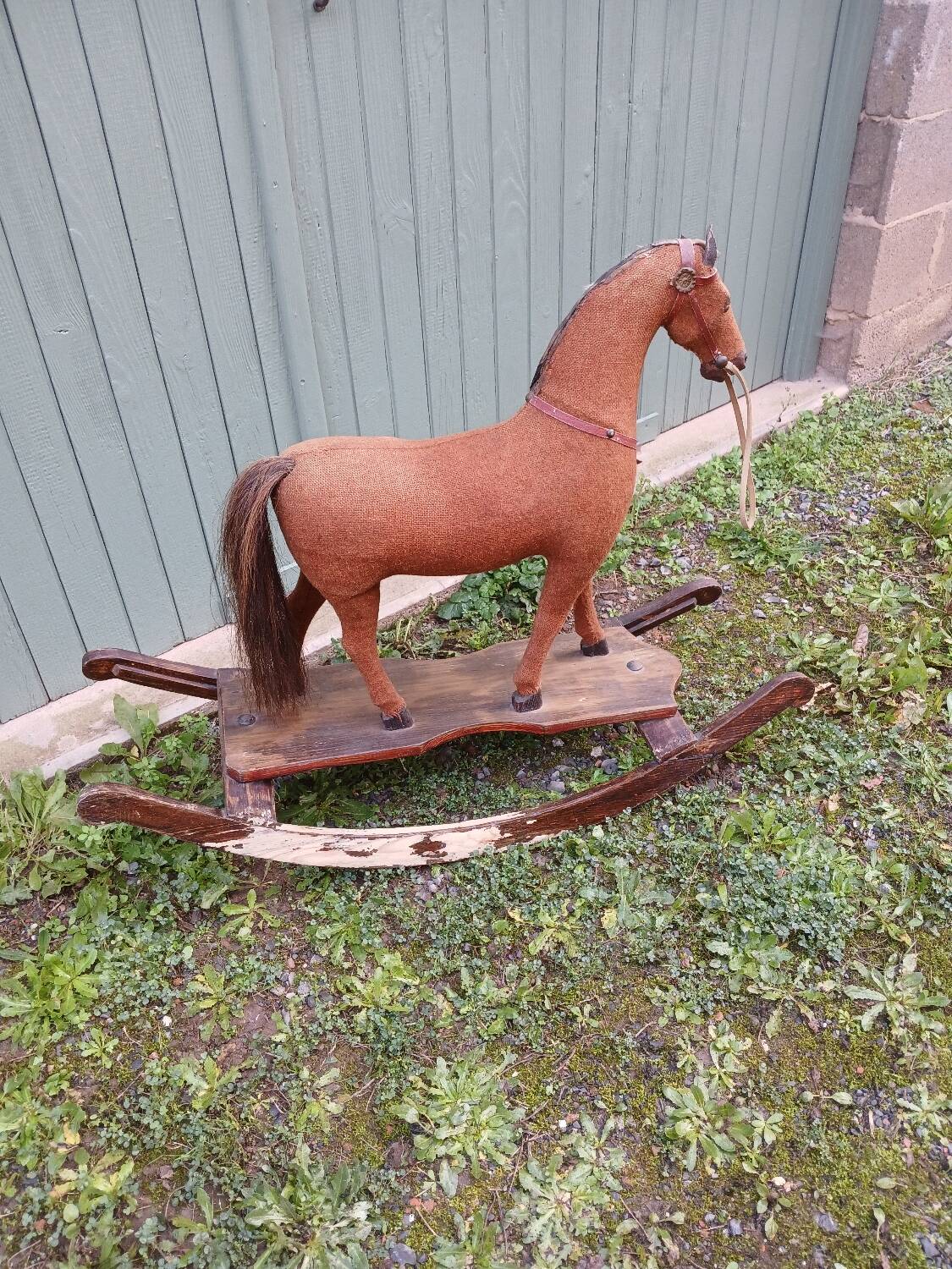 Antique rocking horse