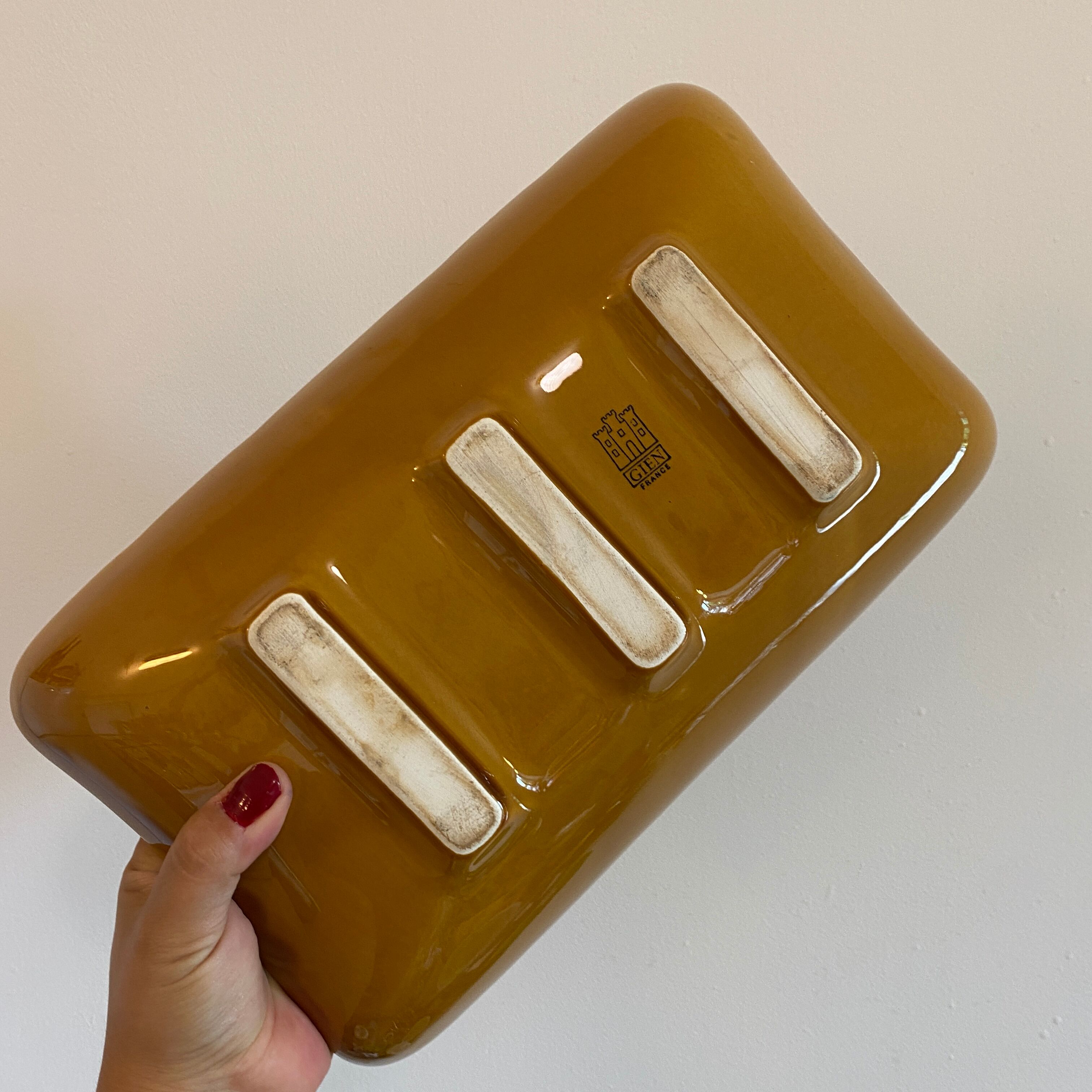 Vintage asparagus service from Gien