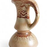 Mid-Century Ceramic Jug Vase by Roberto Rigon for Bertoncello, Signed, 1960s