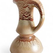 Mid-Century Ceramic Jug Vase by Roberto Rigon for Bertoncello, Signed, 1960s