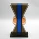 Vase en cristal Ettore Sottsass pour Fontana Arte 1970
