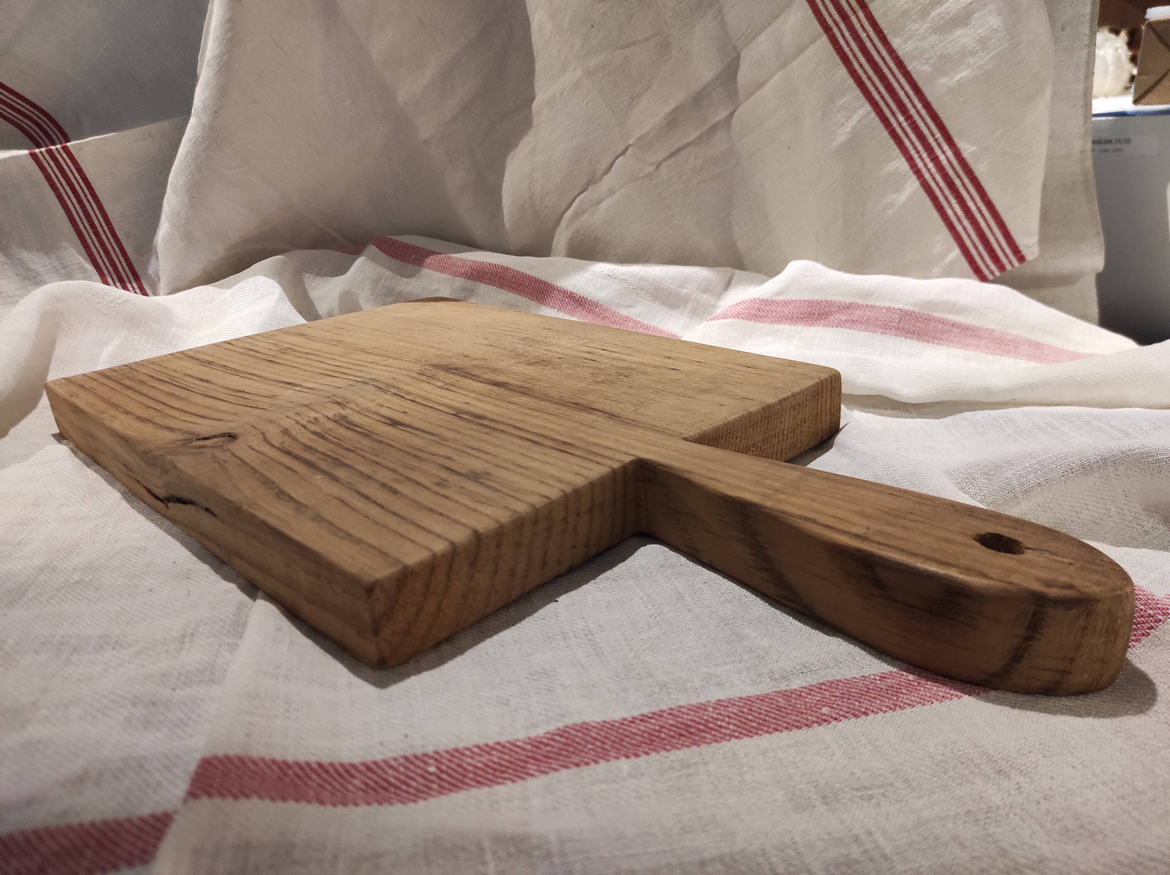 Planche à découper en bois vintage française