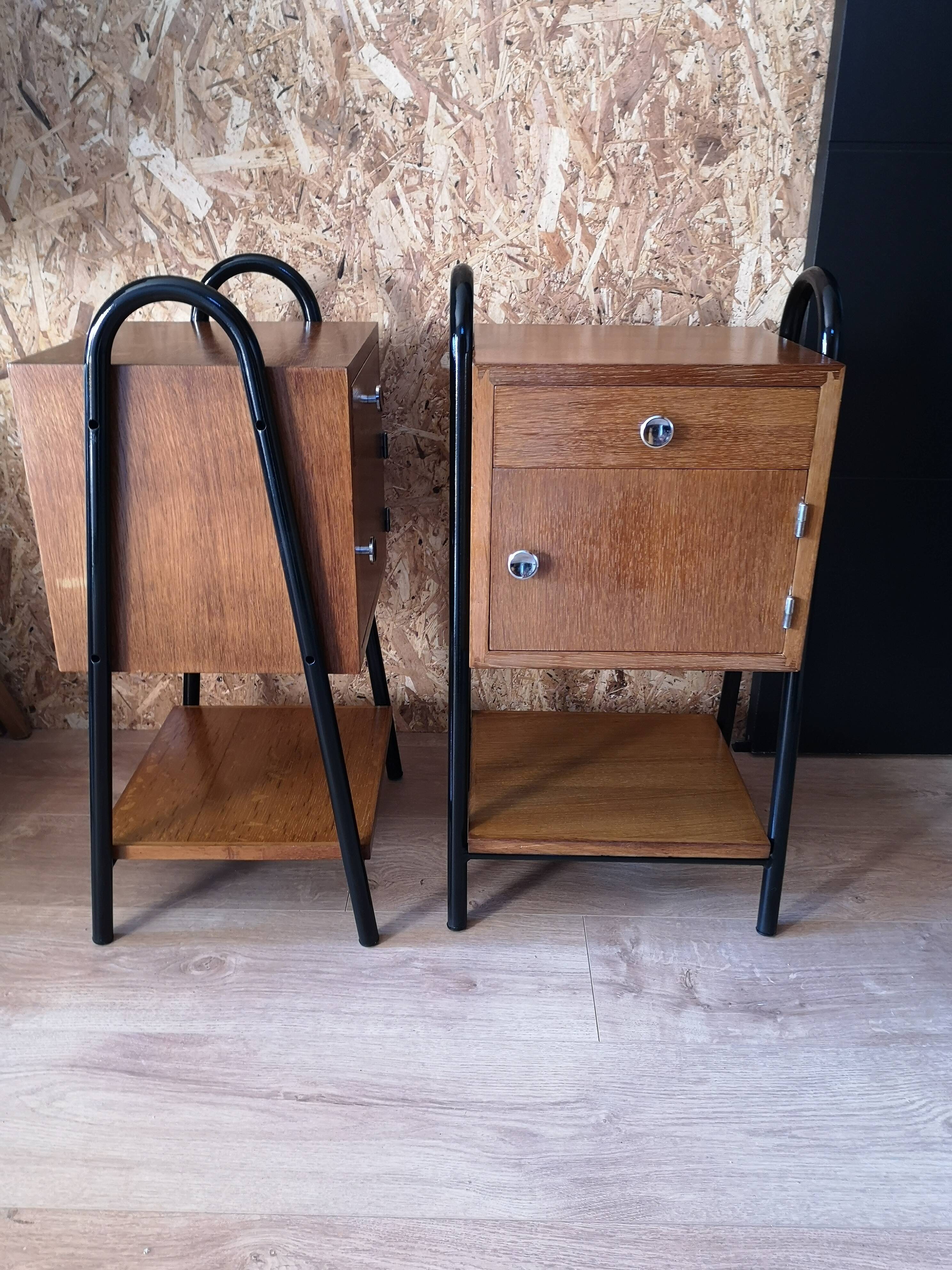 Tubular bedside pair