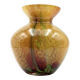 Vintage La Rochère Vase - Coloured Marbled Glass - Signed