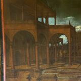 "Ideal Architectures", oil on canvas, 18th century