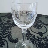 Set of 6 crystal glasses and a carafe