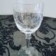Set of 6 crystal glasses and a carafe