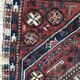 Carpet old persian hand made ghashghai wool 97 x 152 cm