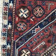 Carpet old persian hand made ghashghai wool 97 x 152 cm