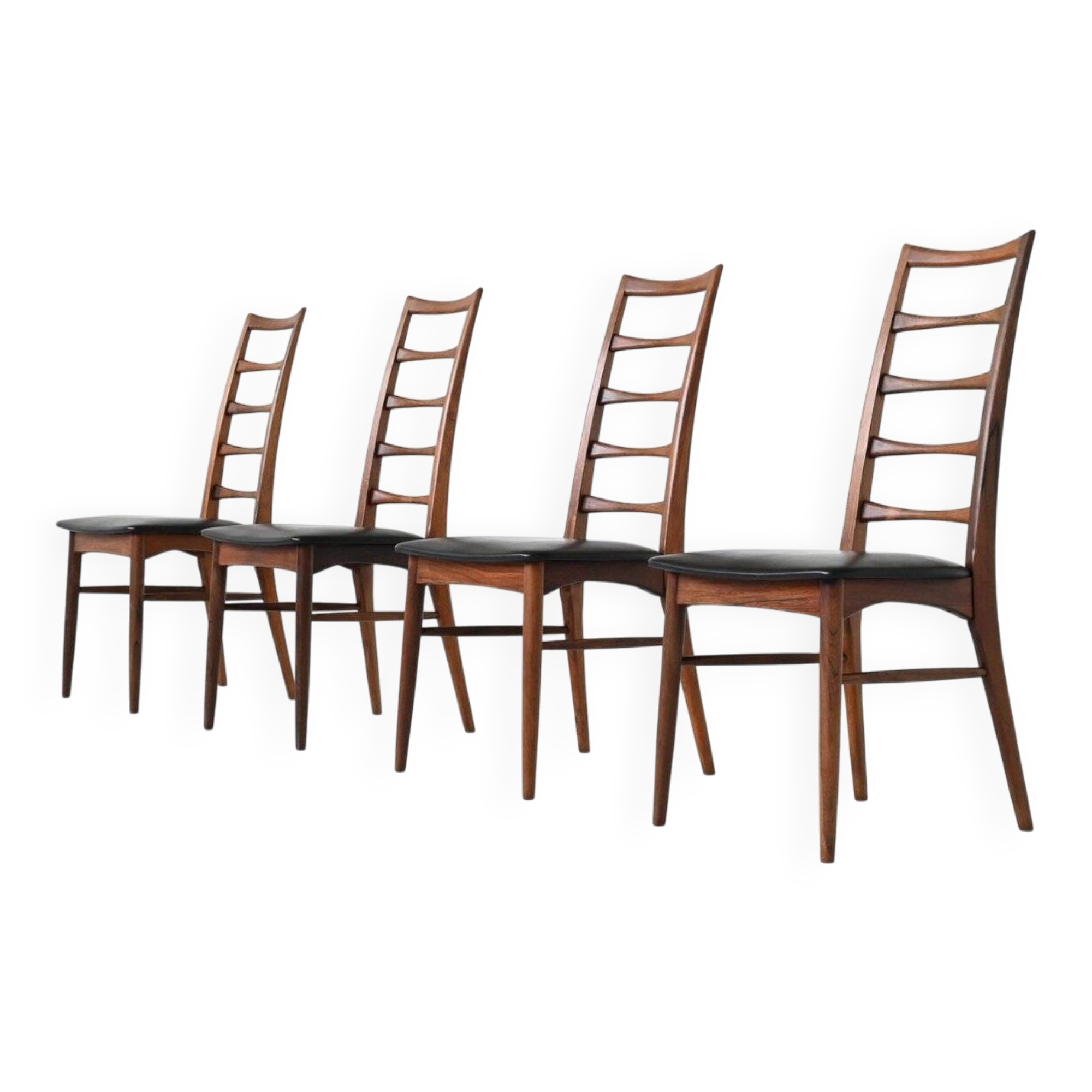 Chaises de salle à manger 'Lis' de Niels Koefoed en palissandre Koefoeds Danemark 1960