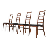 Chaises de salle à manger 'Lis' de Niels Koefoed en palissandre Koefoeds Danemark 1960