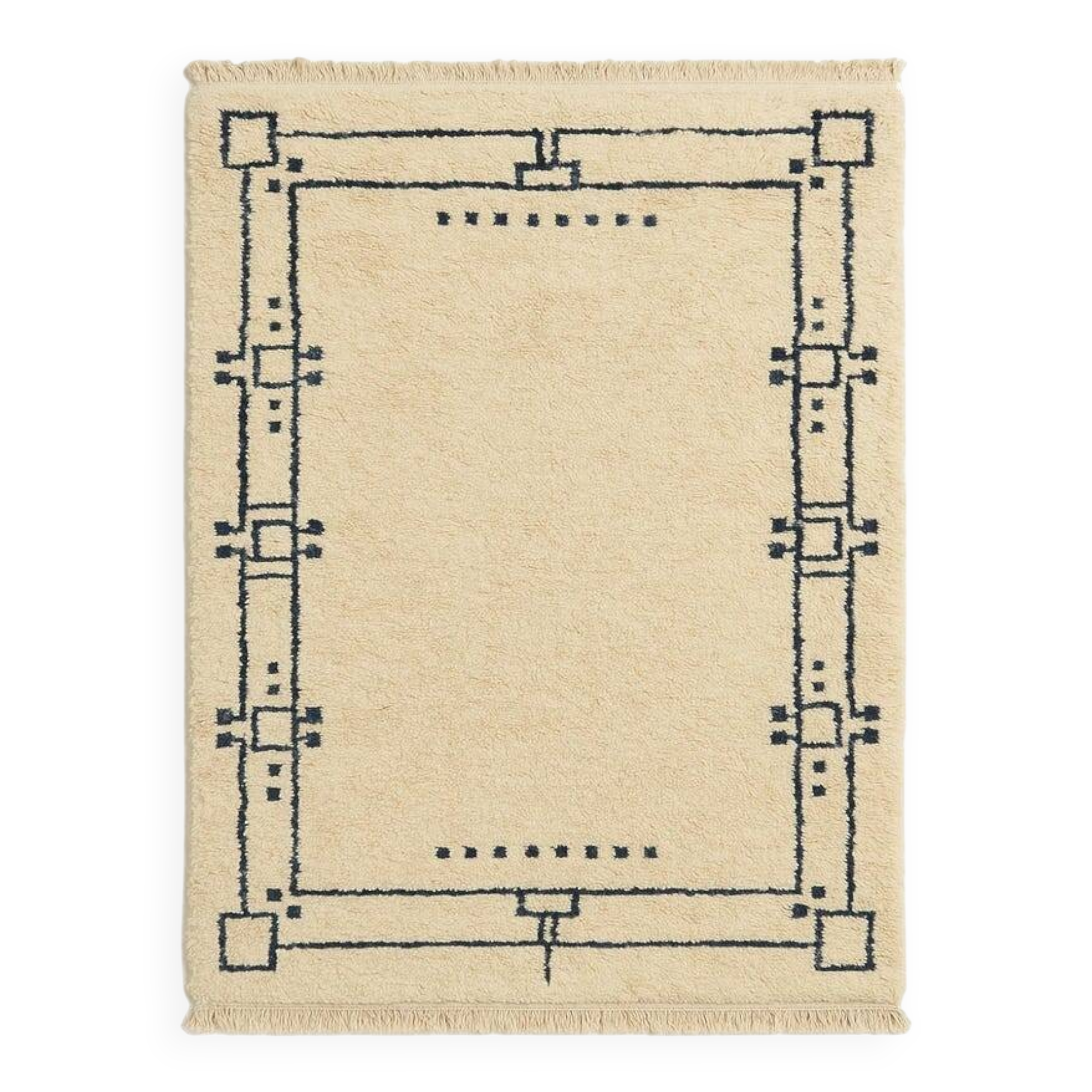 Moroccan rug in natural wool 250cm x 150cm