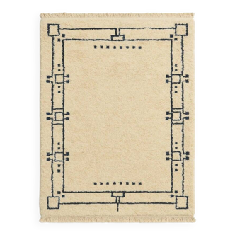 Moroccan rug in natural wool 250cm x 150cm