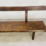 Brutalist elm bench by Aranjou