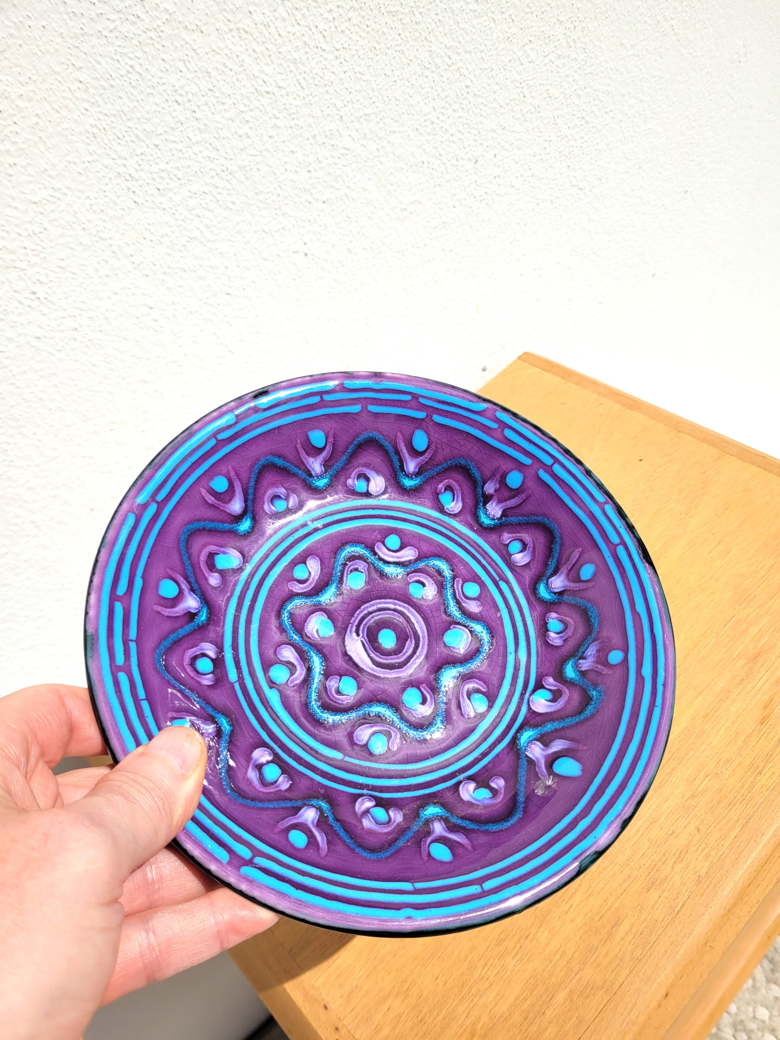 Ceramic plate from Danuta le Hénaff