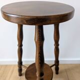 Vintage Turned Wooden Tripod