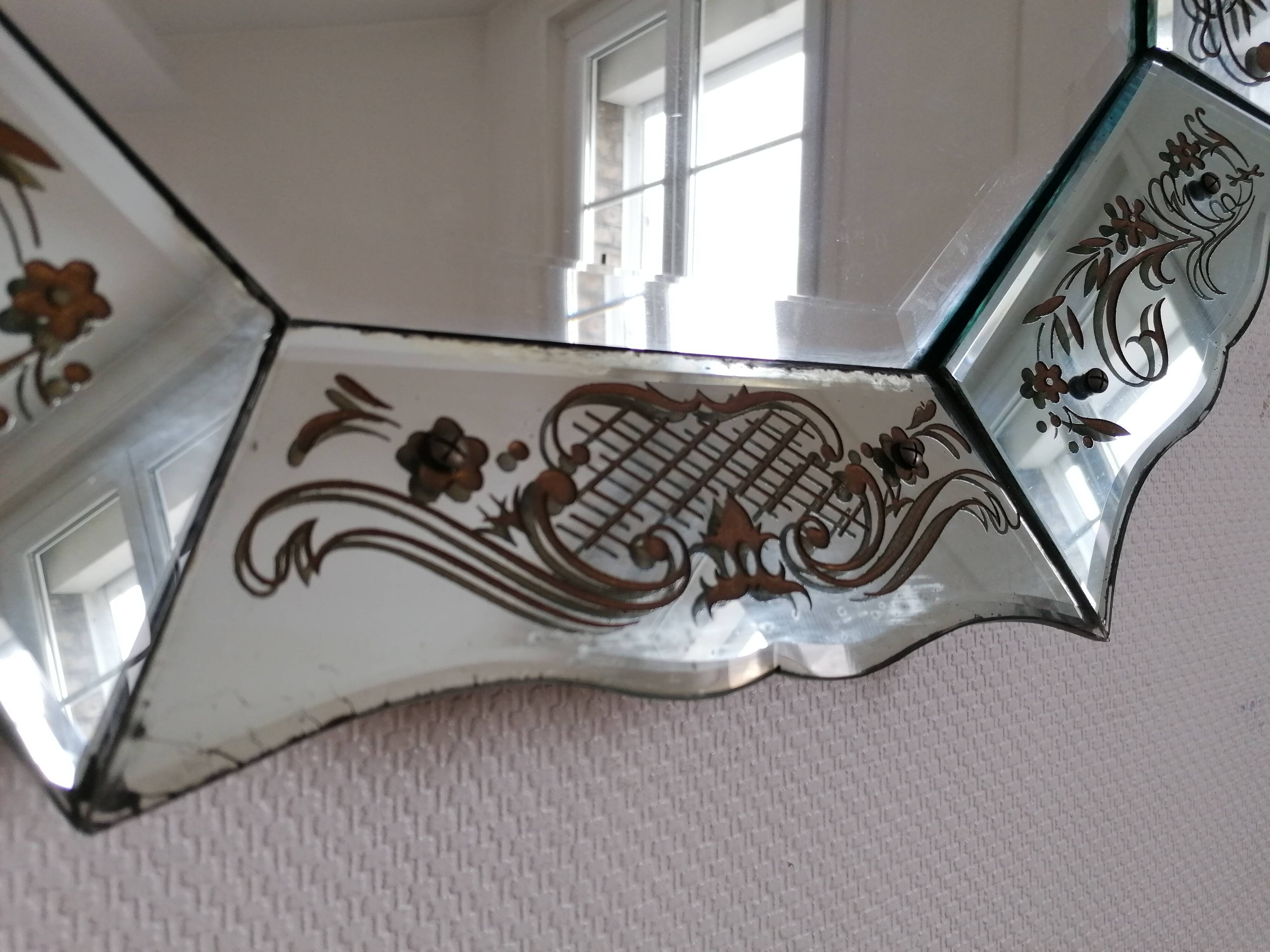 Mirror Venetian spirit 40s - 86x66cm