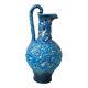 Pichet bleu en céramique fat lava