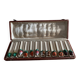 Set of 12 ceramic vegetable knife holders from Vallauris