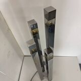 Mid-Century Modernist Italian Architectural Sciolari Cubic Floor Lamp by G